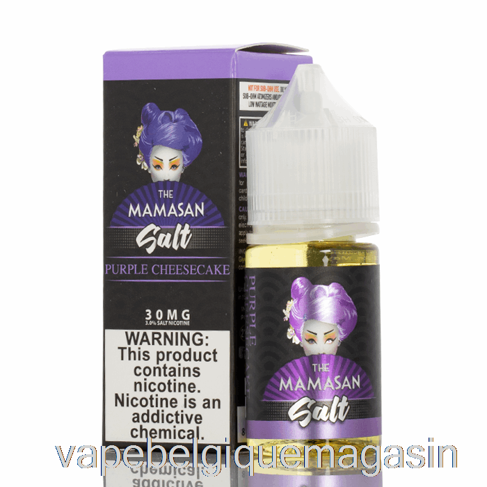 Vape Jetable Cheesecake Violet - Le Sel De Mamasan - 30ml 50mg